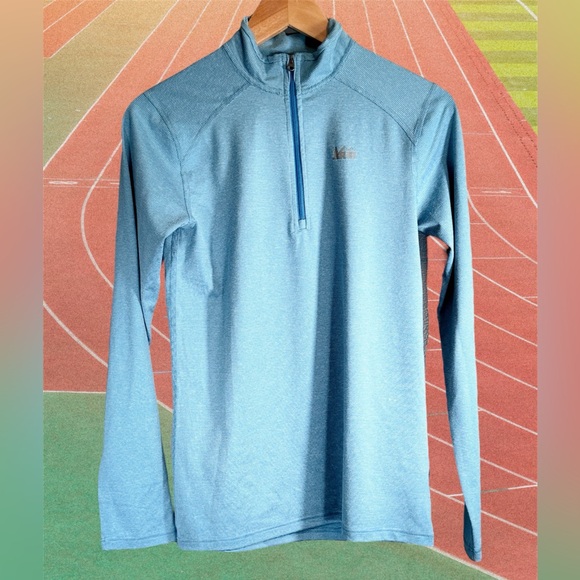 REI Girls XL Quarter Zip Performance Pullover – Blue – Youth XL - Picture 10 of 10
